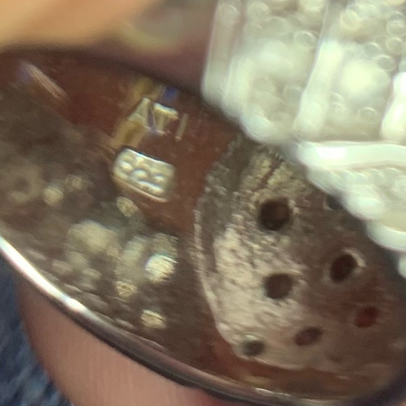 Sterling Silver Cluster Ring for Women ATI 925 - Picture 10 of 10